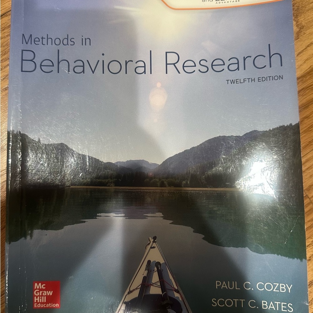 Methods in Behavioral Research Textbook